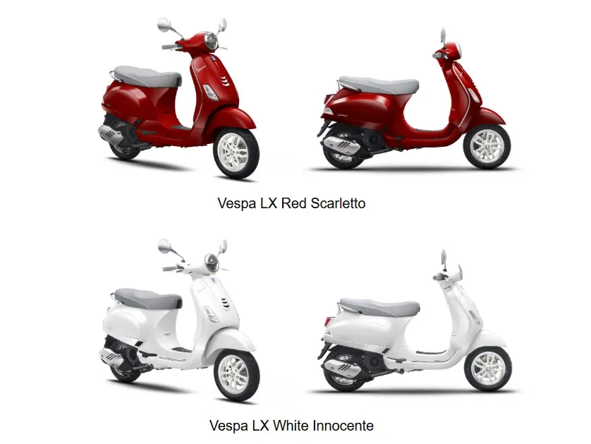 Vespa LX 150 Terbaru dengan Mesin I-Get 150 dan 4 Warna Eksklusif