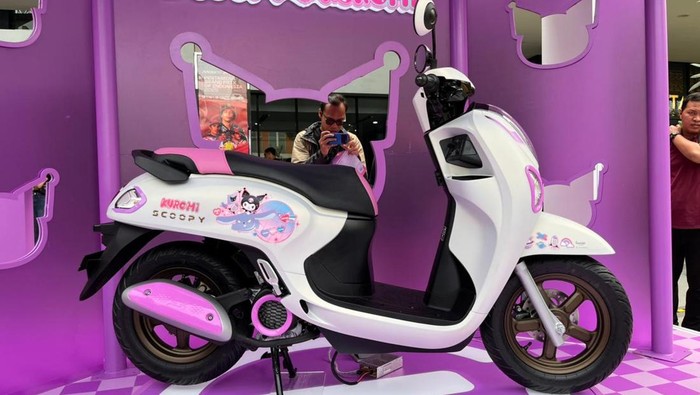 Honda Scoopy Kuromi Limited Edition, Skutik Lucu Buat yang Punya Gaya