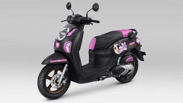 Honda Scoopy Kuromi Limited Edition, Skutik Lucu Buat yang Punya Gaya
